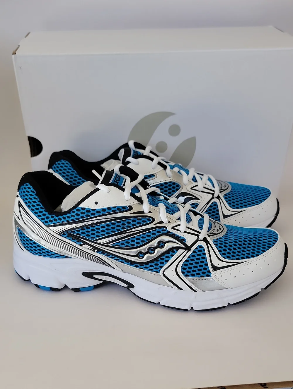 Saucony Grid Ride Millennium White/Diva Blue S70812-27 Low Top Sneaker